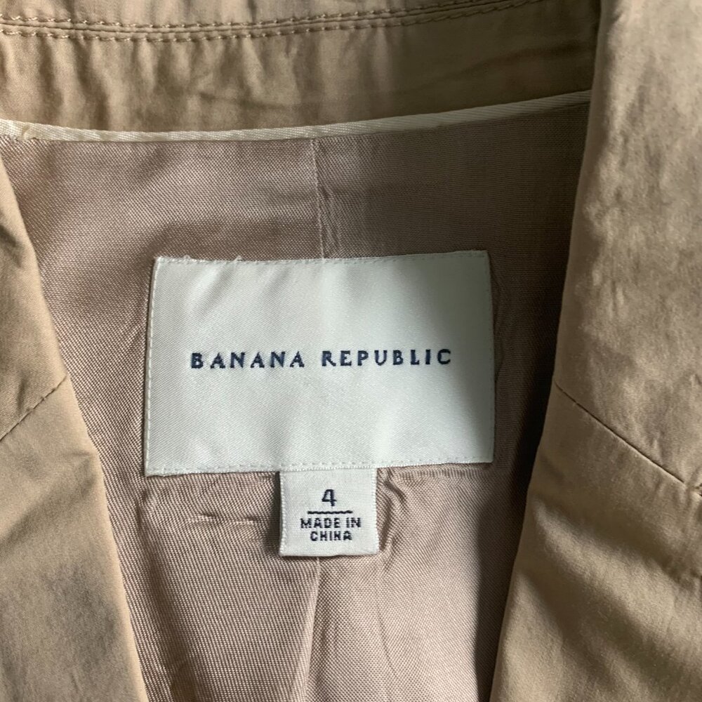 Banana Republic Tan Blazer Tailored Jacket - Picture 7 of 11
